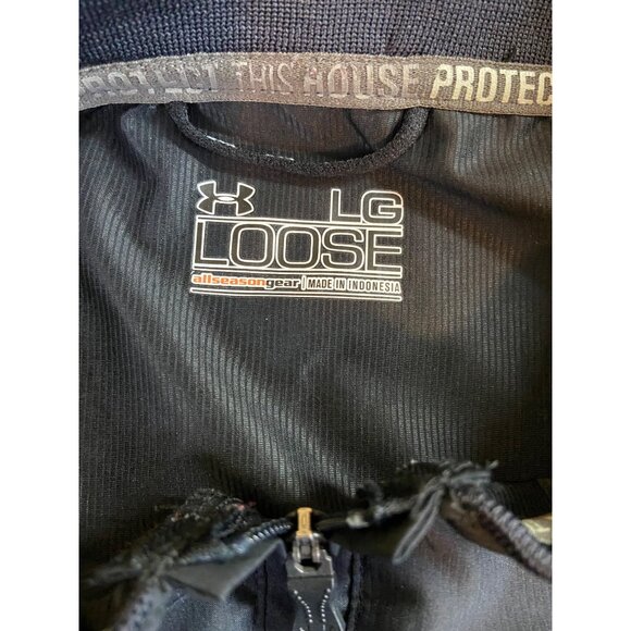 Under Armour Mens Windbreaker LG Navy SC Gamecocks Quarter-Zip Pullover Logo - Picture 3 of 11